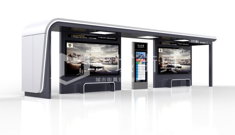 不銹鋼候車亭 不銹鋼候車亭